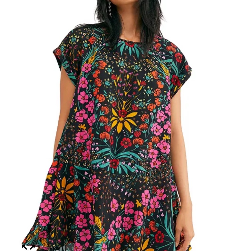 Free People Strawberry Fields Mini Dress size small